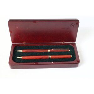 Vintage Cadence Mechanical Pencil & Pen Set Monogrammed Box Paolo